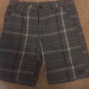 Men’s plaid shorts